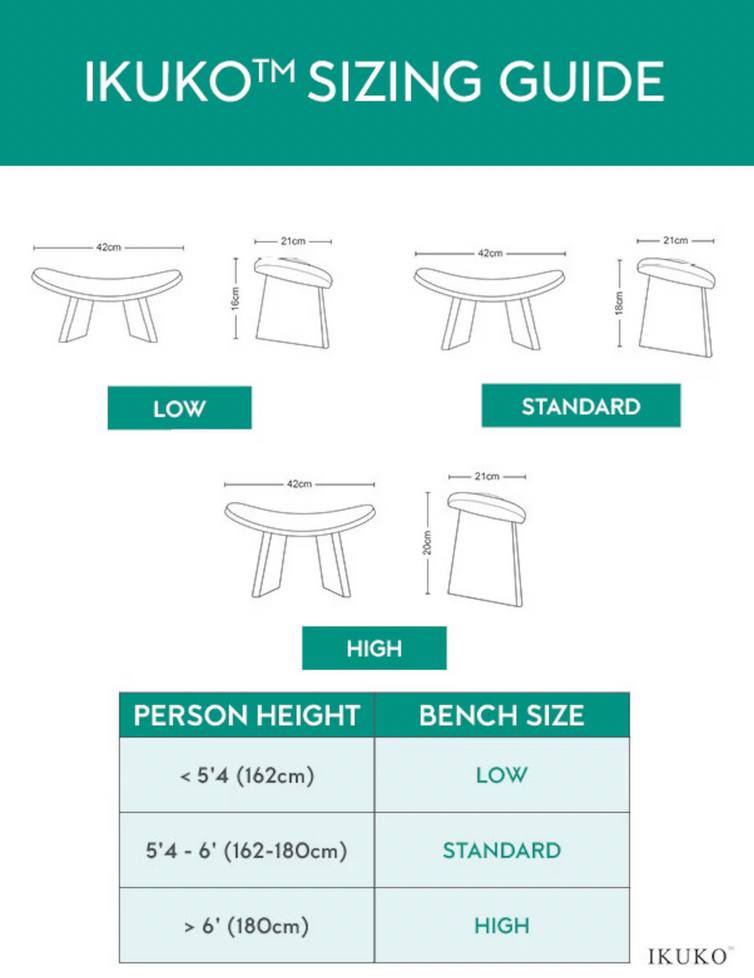 IKUKO® Basic Fixed Meditation Bench